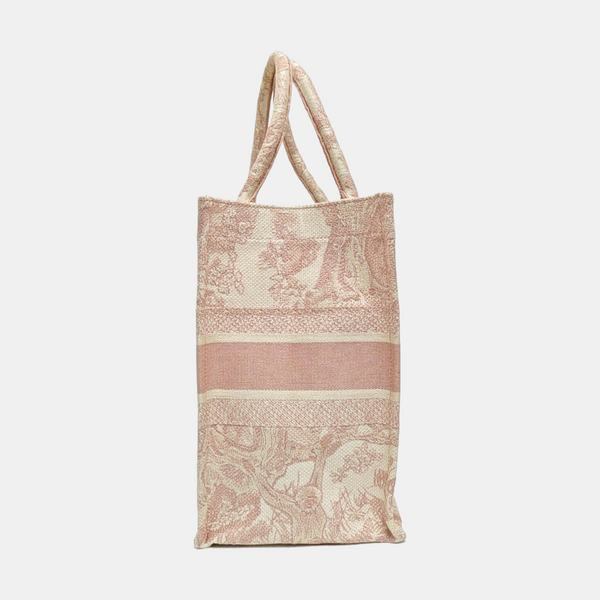 Book Tote Medium Canvas Pink