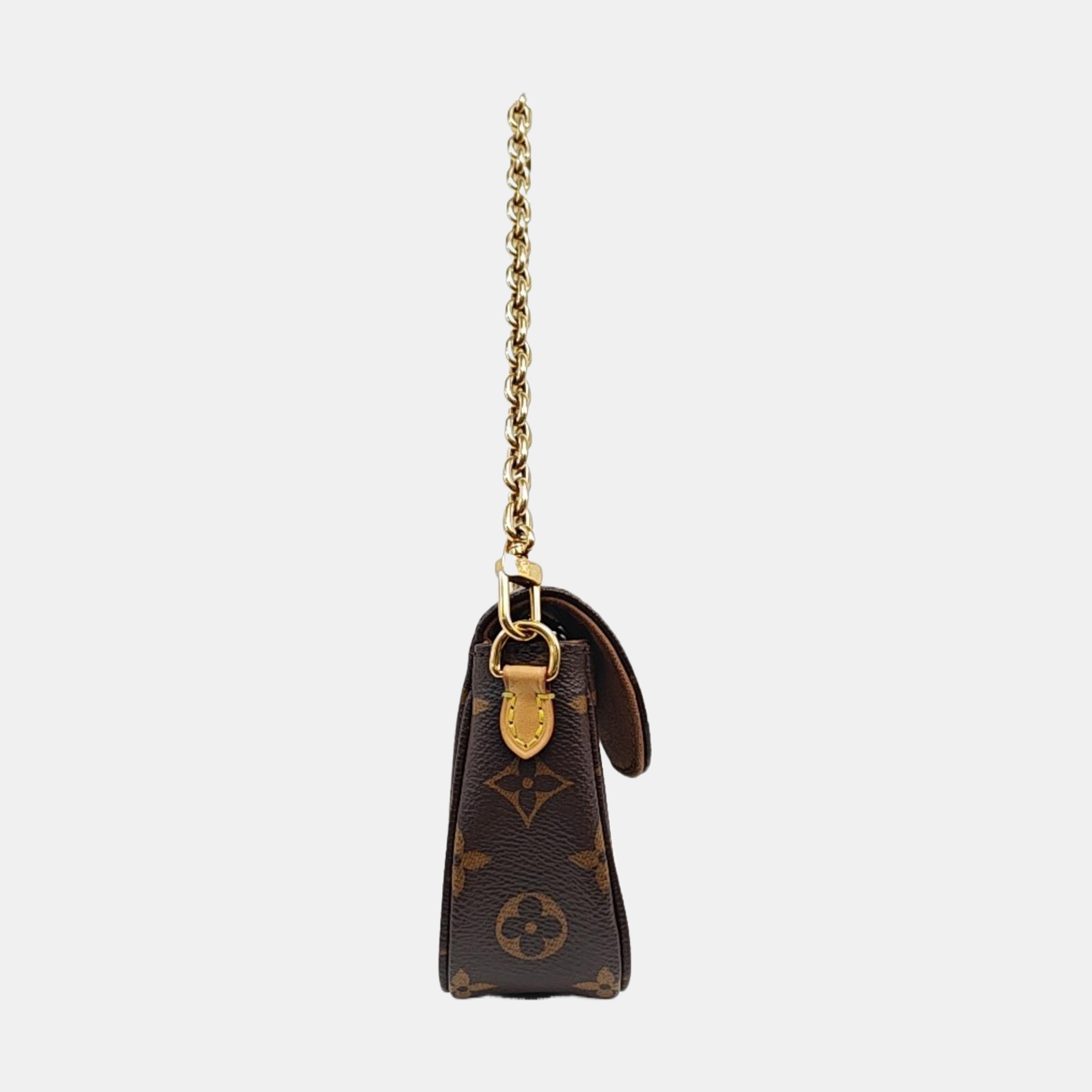 IVY Monogram Coated Canvas Brown