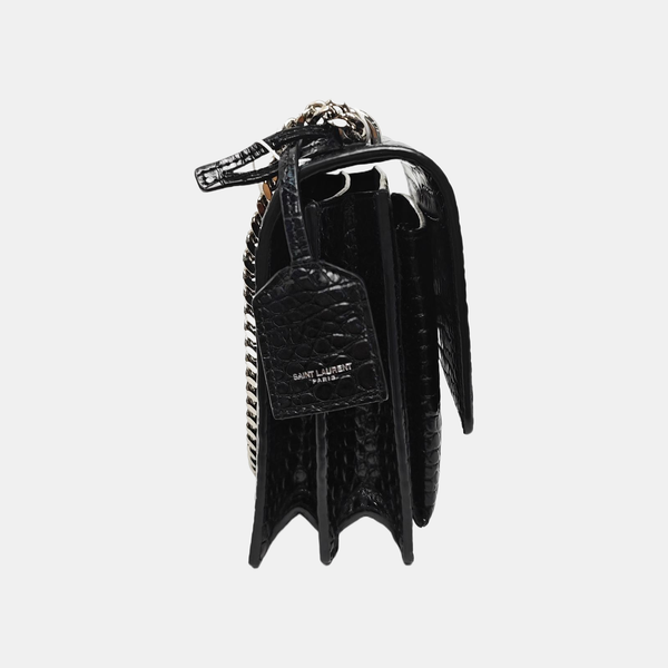 SUNSET Medium Calfskin Black