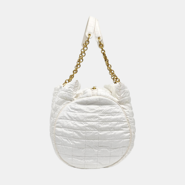 Quilted Fabric White