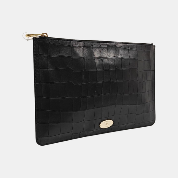 Calfskin Clutch Black