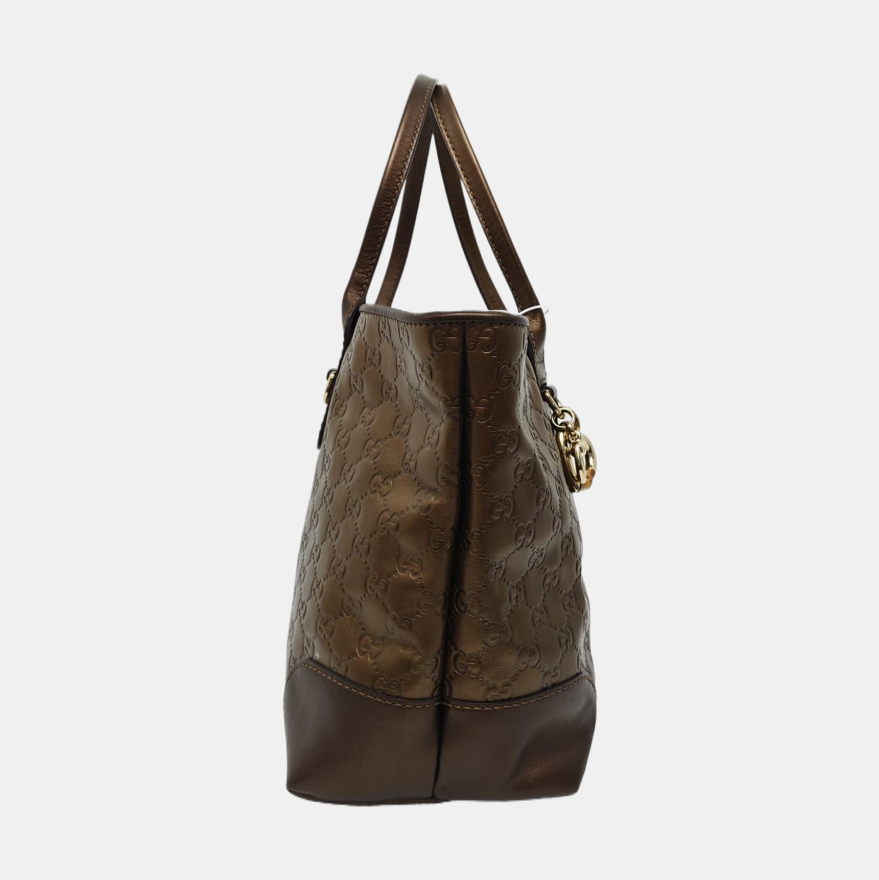 Heart Bit Monogram Calfskin Brown