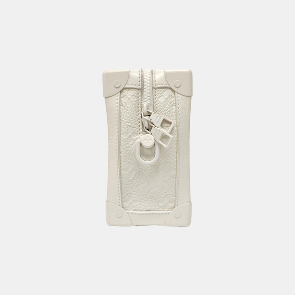 SOFT TRUNK Monogram Calfskin White