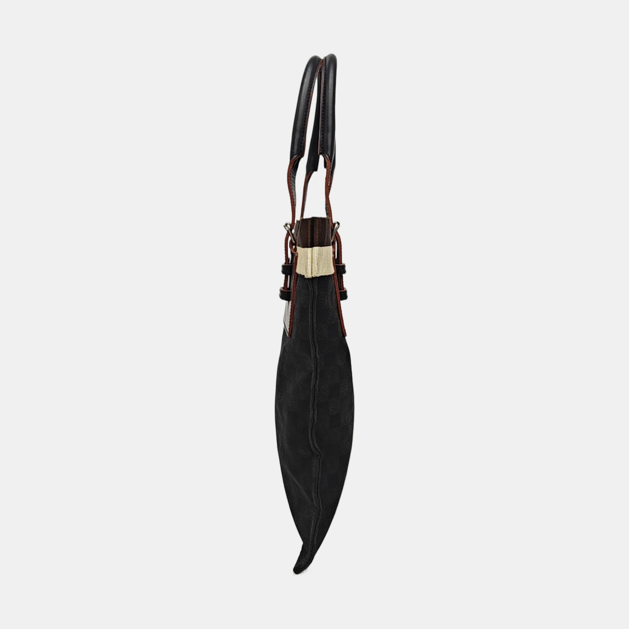 Canvas Top Handle Bag Black