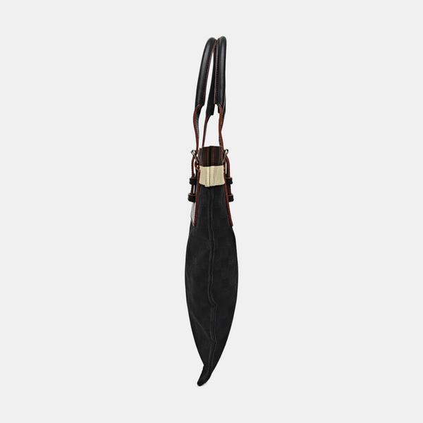 Canvas Top Handle Bag Black