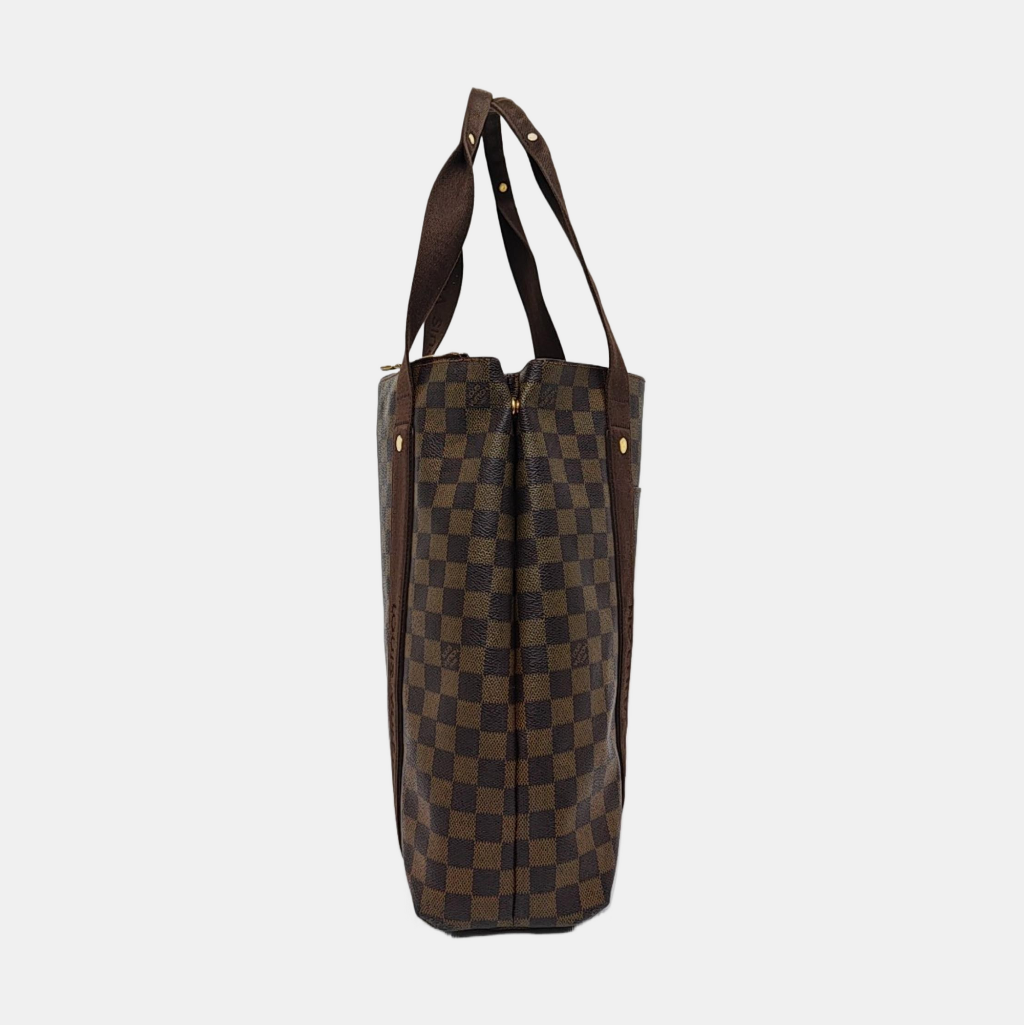 VINTAGE BEAUBOURG Damier Ebene Coated Canvas Brown