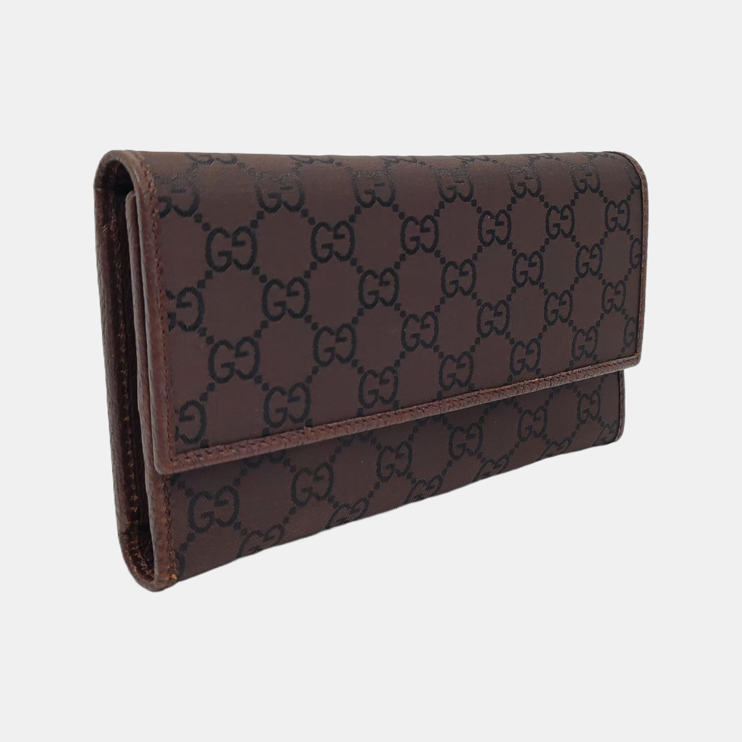 Monogram Canvas Wallet Brown