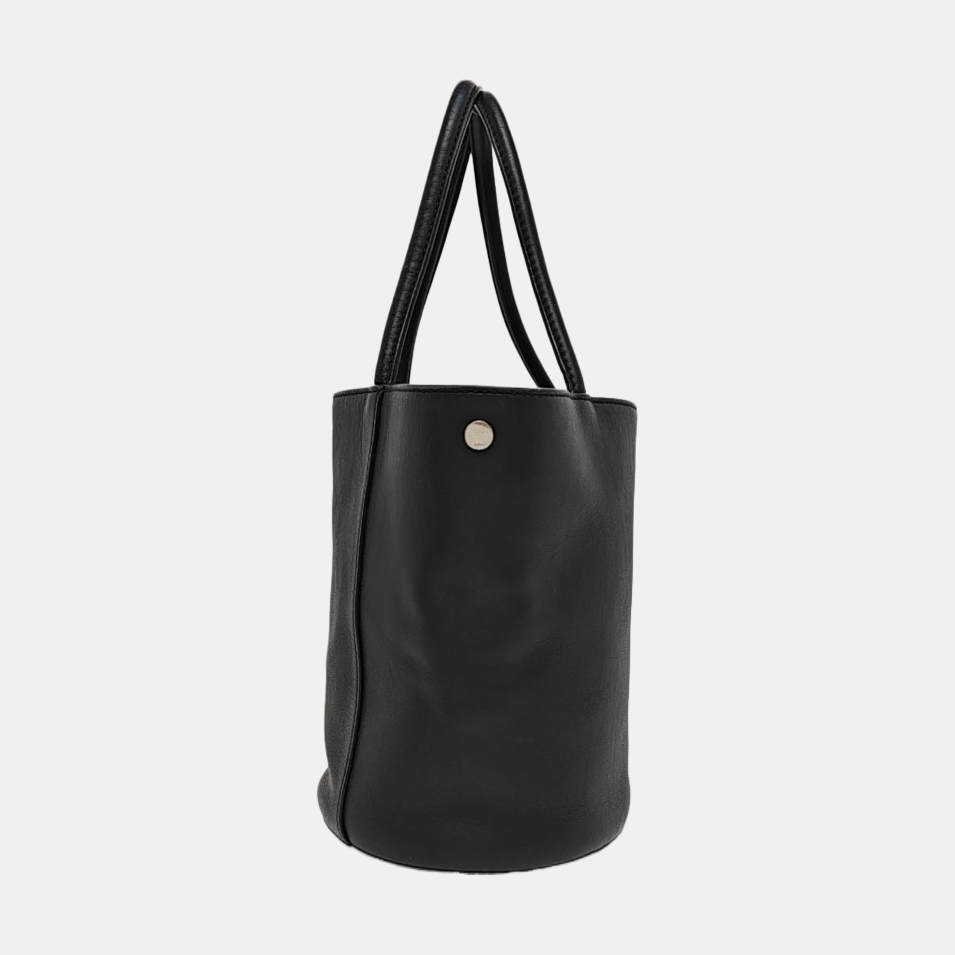 Leather Tote Bag Black