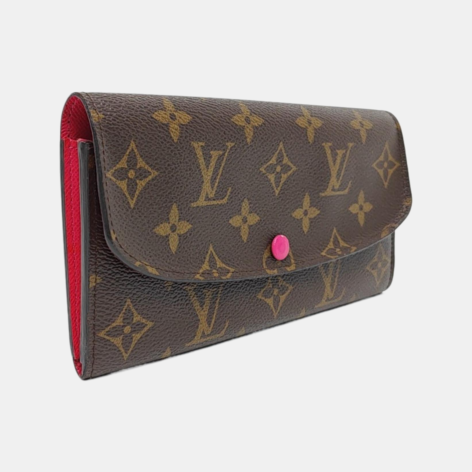EMILIE Monogram Coated Canvas Brown