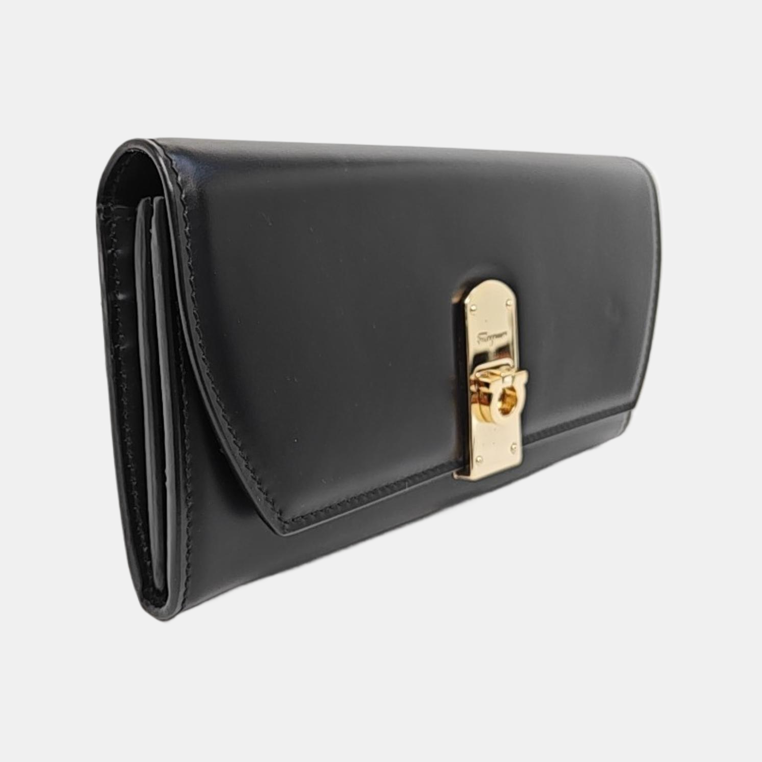 Boxyz Calfskin Black Wallet