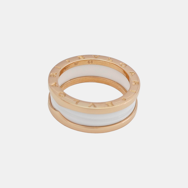 B.ZERO1 18k Rose Gold Ring EU 61