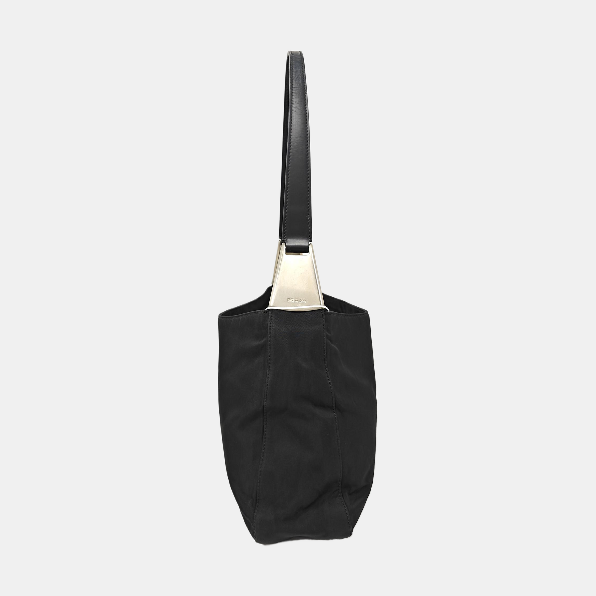 Nylon Tote Bag Black