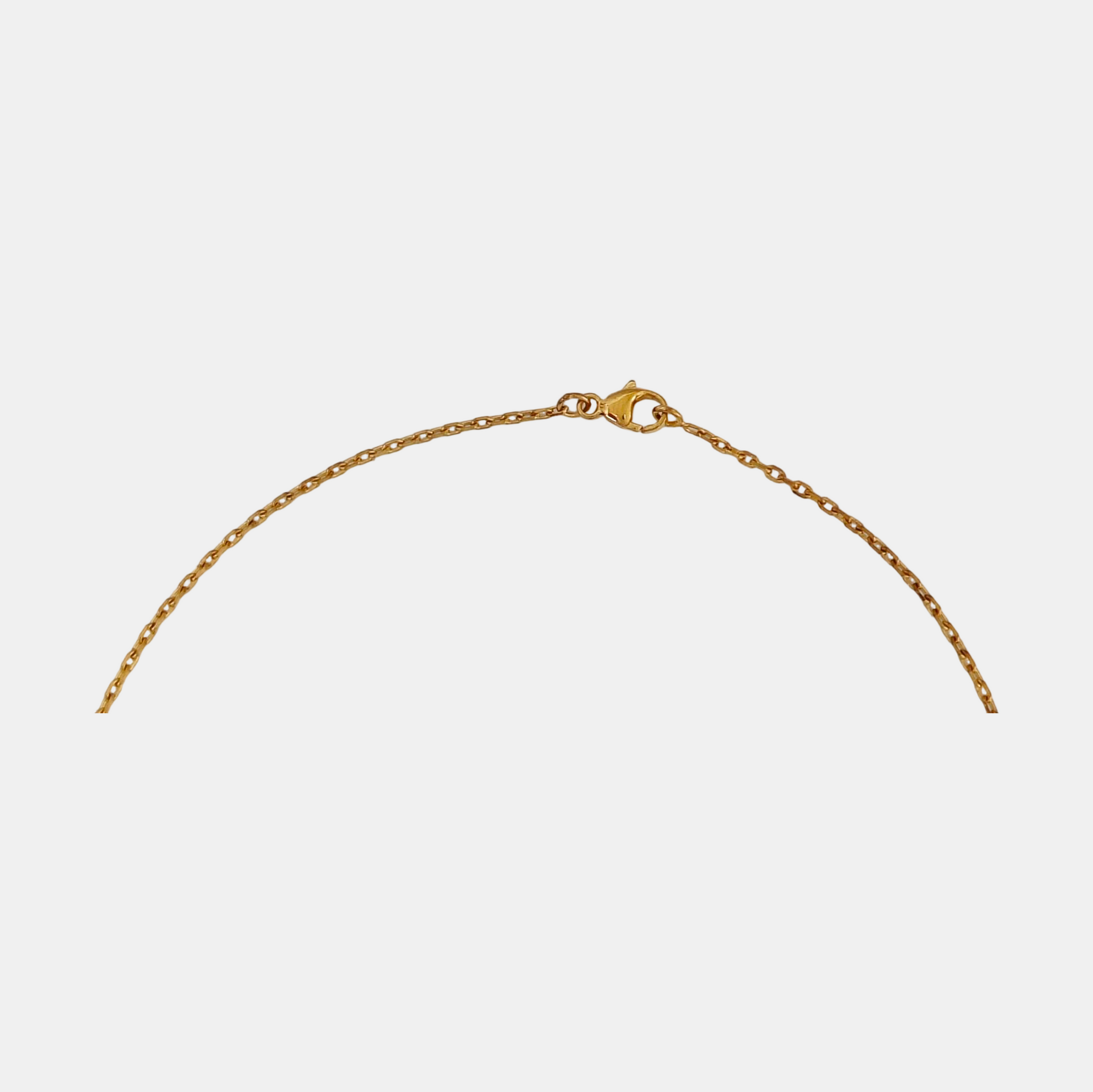 Pop H Metal Gold Necklace