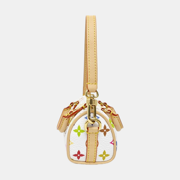 LV × TM SPEEDY Monogram Coated Canvas White