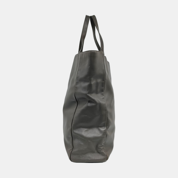 SHOPPING BAG Calfskin Gray