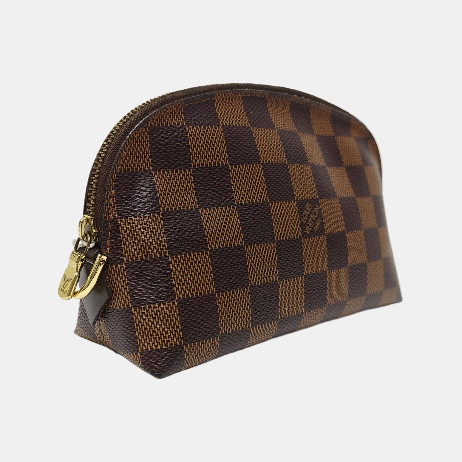 COSMETIC PM Damier Ebene Coated Canvas Brown