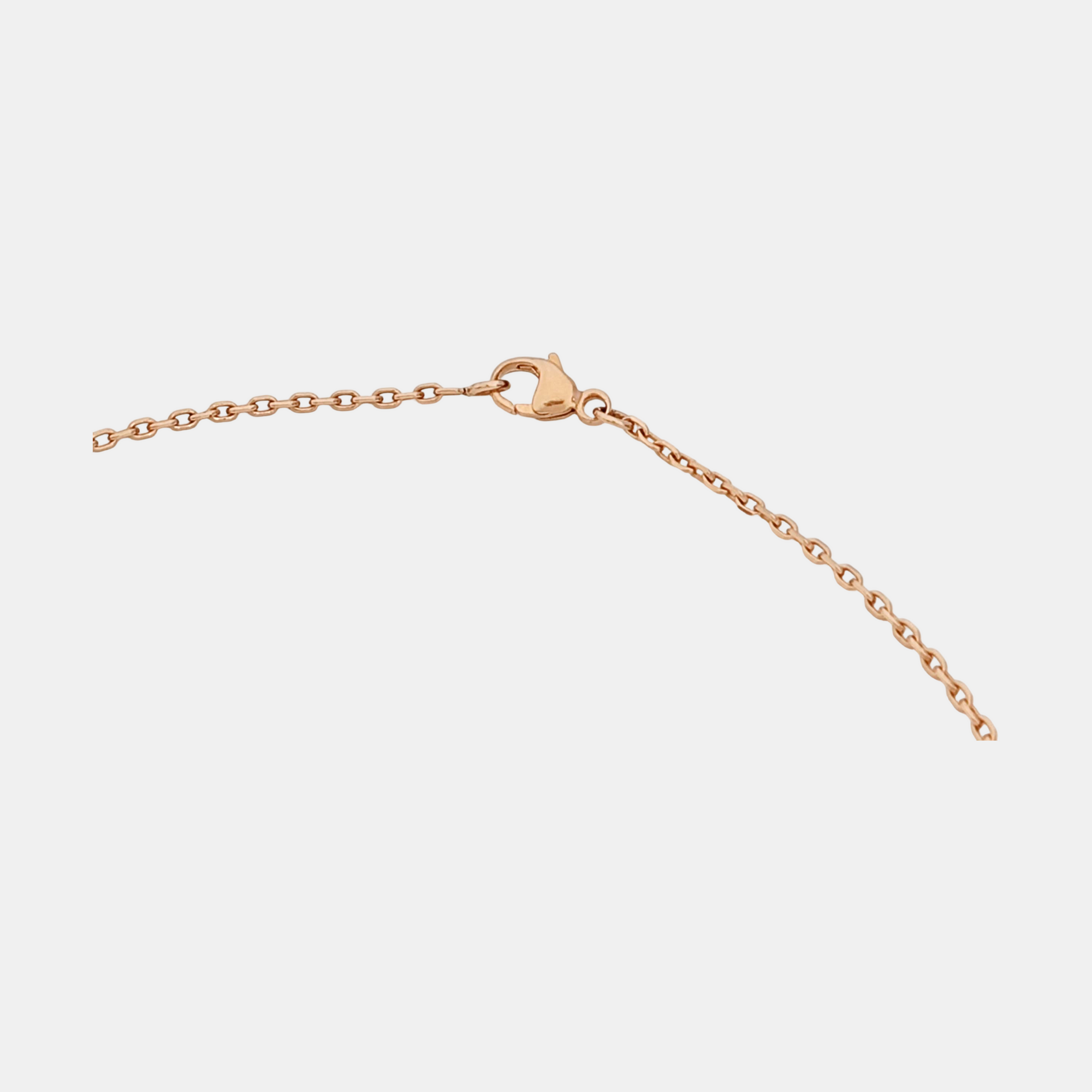Pop H Metal Rose Gold Necklace