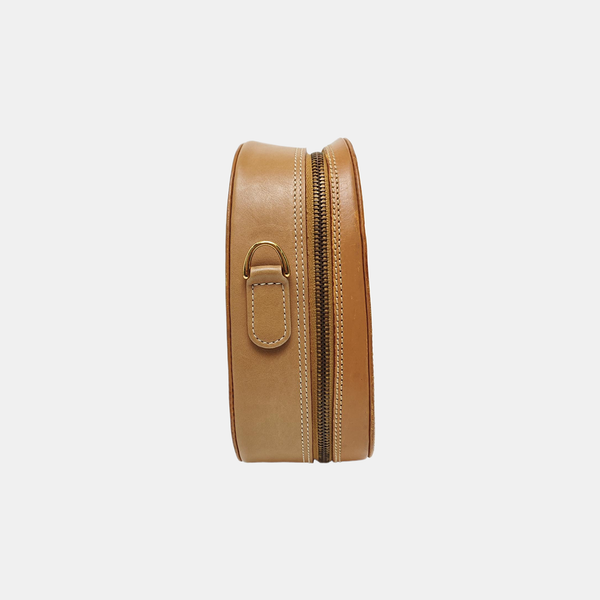 Calfskin Shoulder Bag Brown