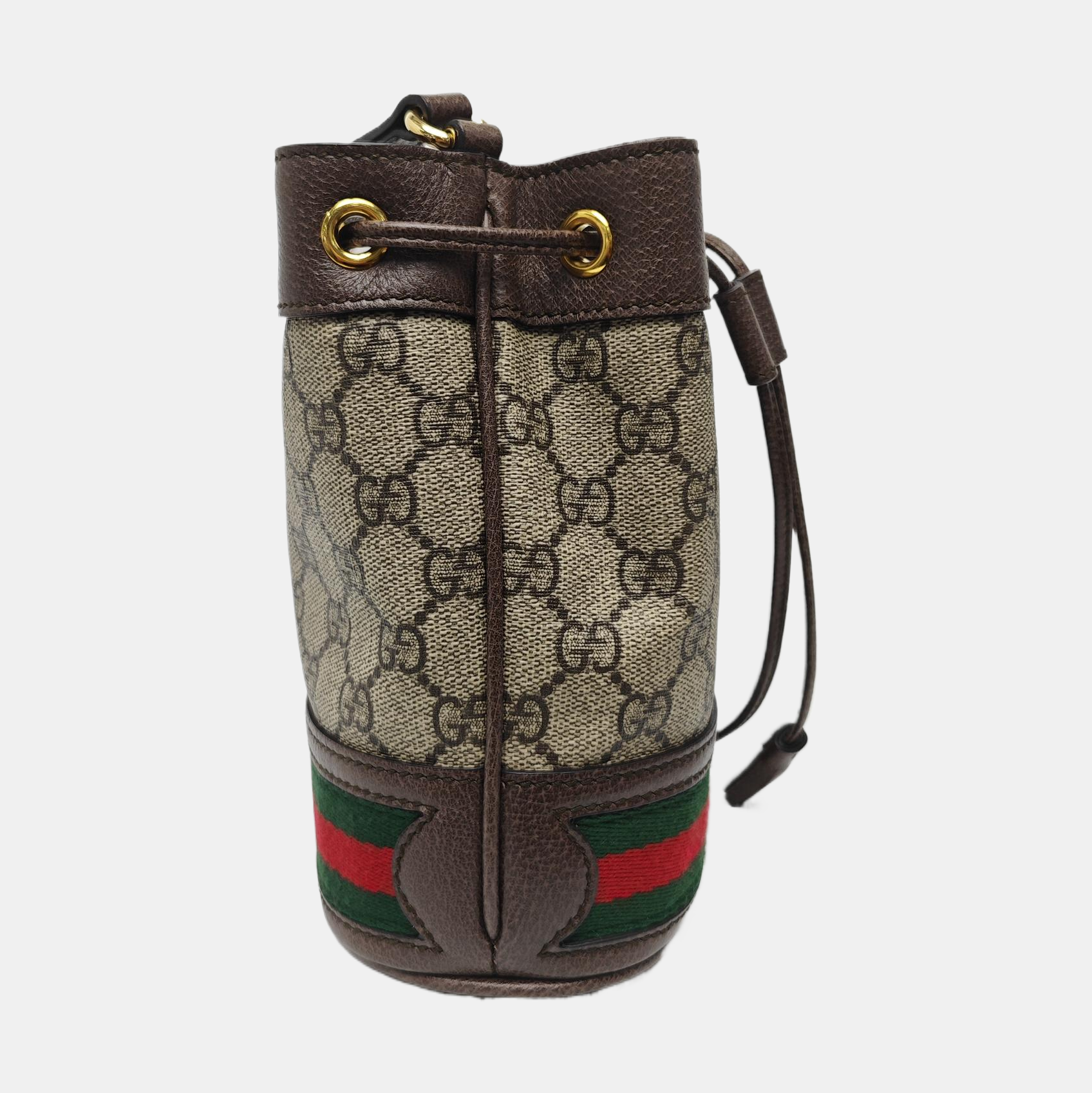 Ophidia Mini Monogram Coated Canvas Beige