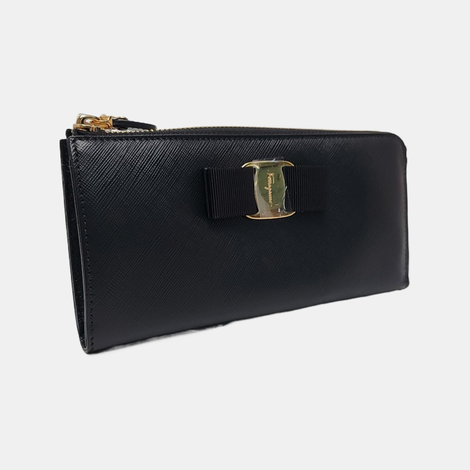 Vara Calfskin Black Wallet