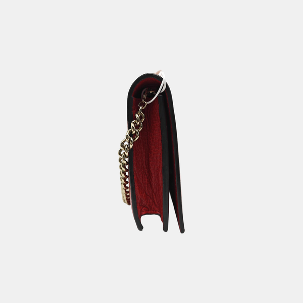 GG Marmont Super Mini Calfskin Red