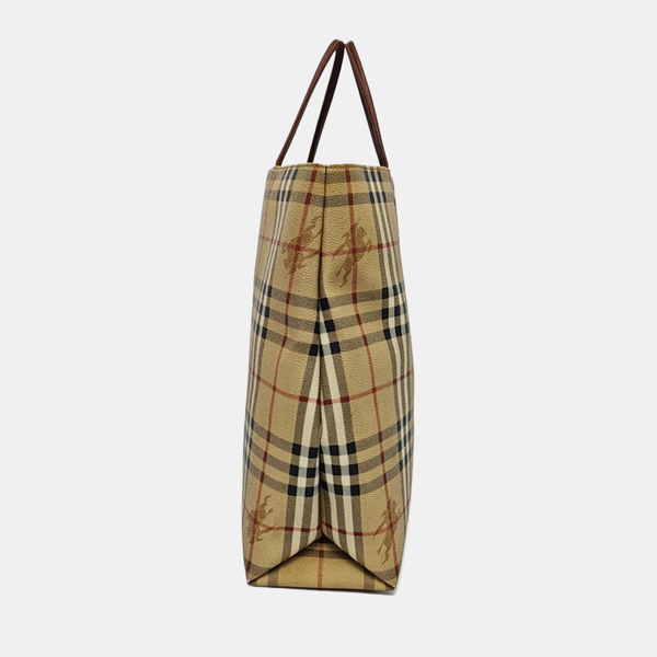 Coated Canvas Top Handle Bag Multicolor