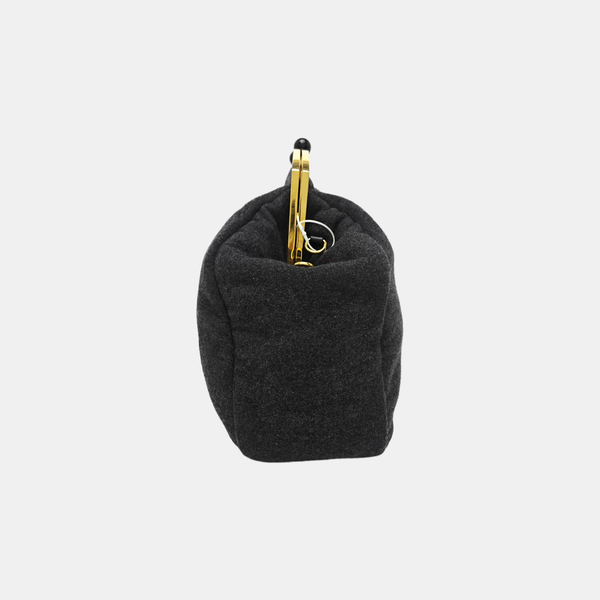 Fabric Shoulder Bag Gray