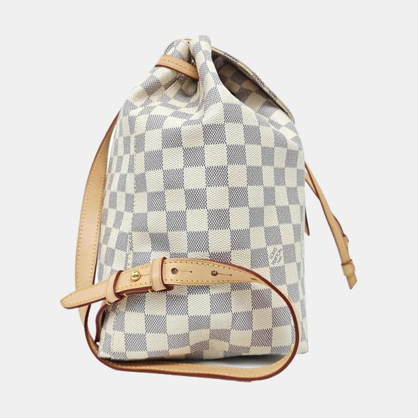 SPERONE Damier Azur Coated Canvas White