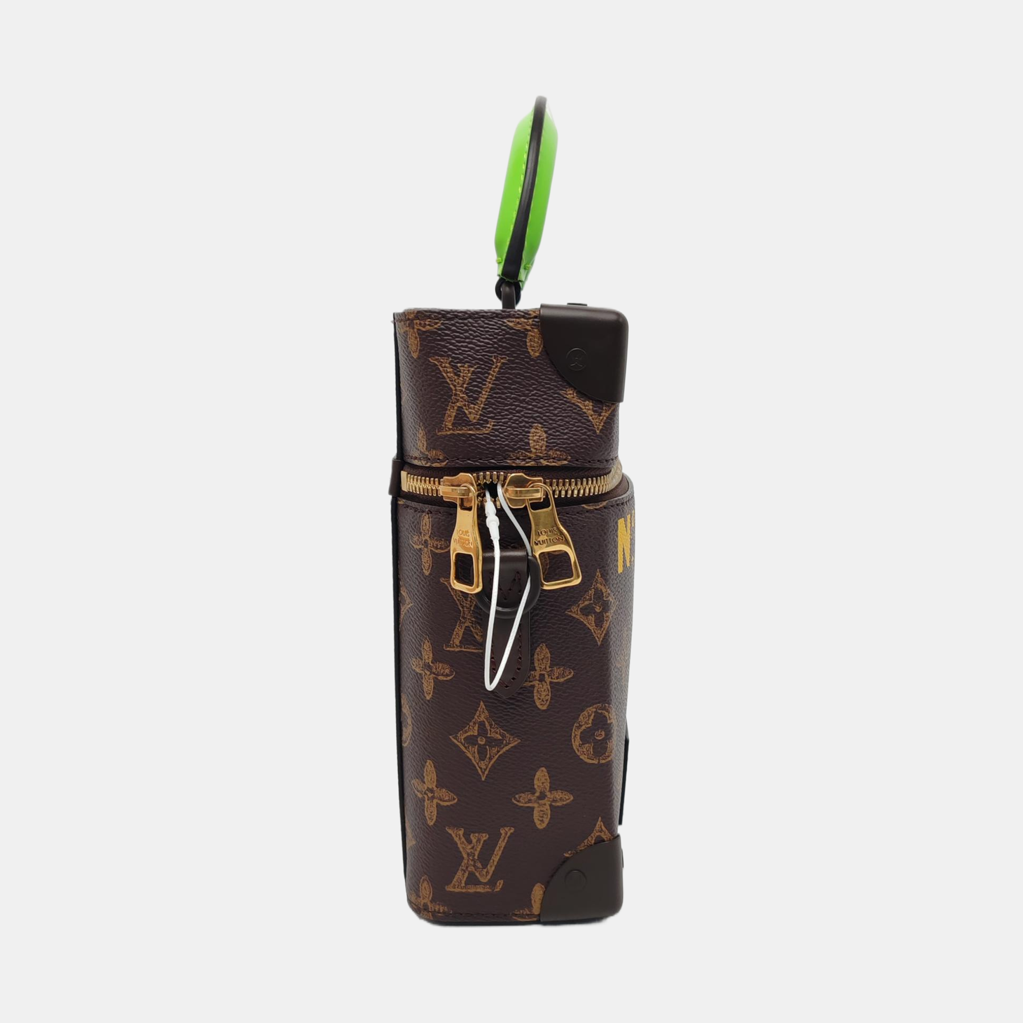 VERTICAL BOX TRUNK Monogram Coated Canvas Brown