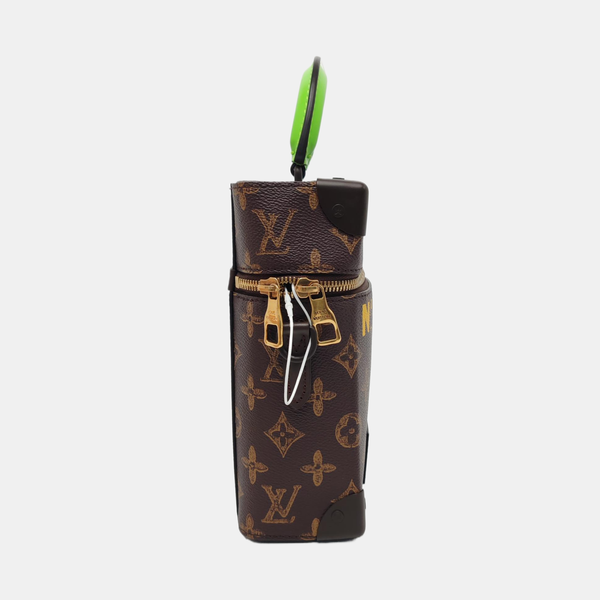 VERTICAL BOX TRUNK Monogram Coated Canvas Brown