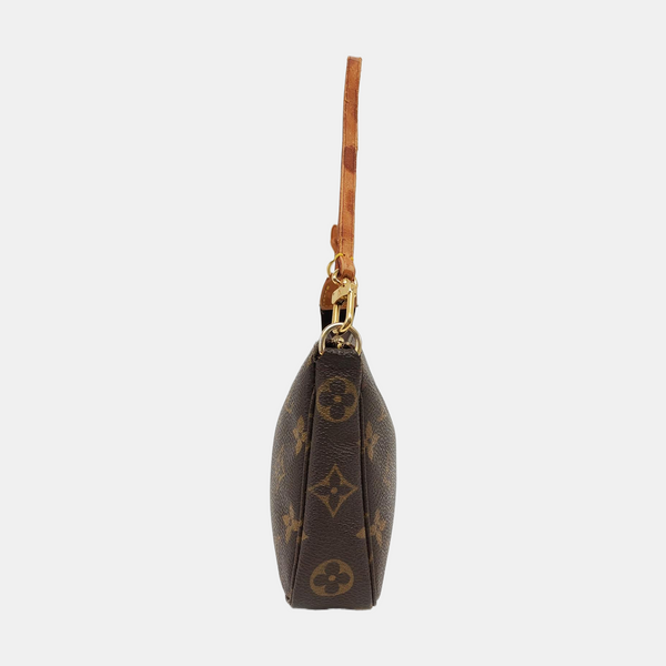 ACCESSOIRES Monogram Coated Canvas Brown