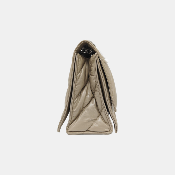 Crush Medium Quilted Calfskin Beige