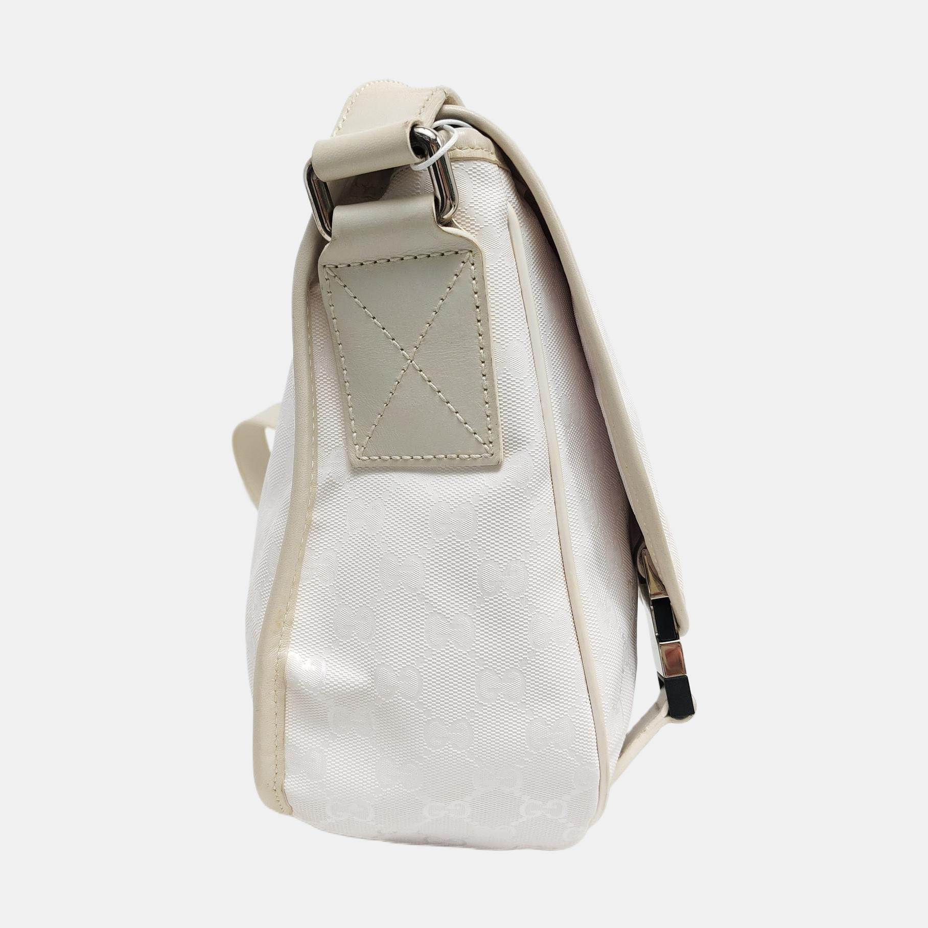 Monogram Coated Canvas White