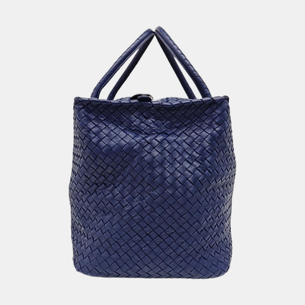 Calfskin Tote Bag Blue