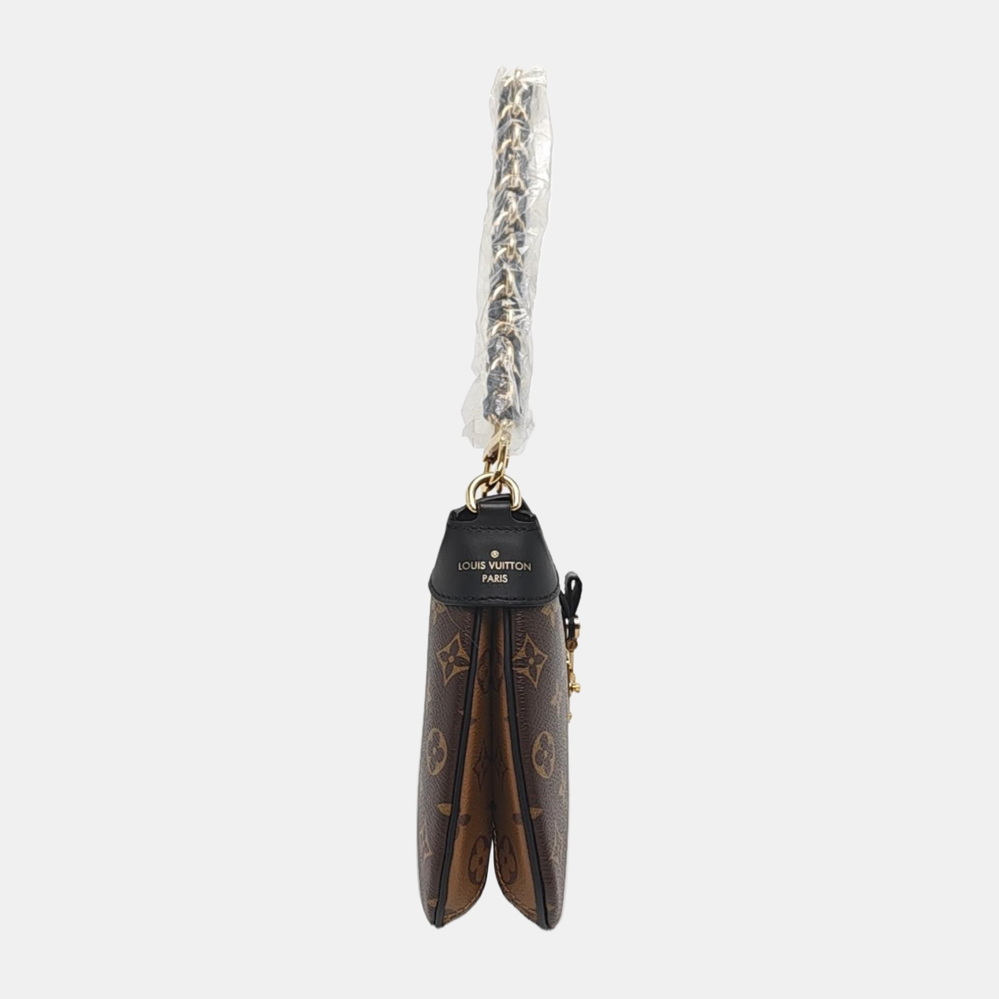TWINNY Monogram Coated Canvas Brown
