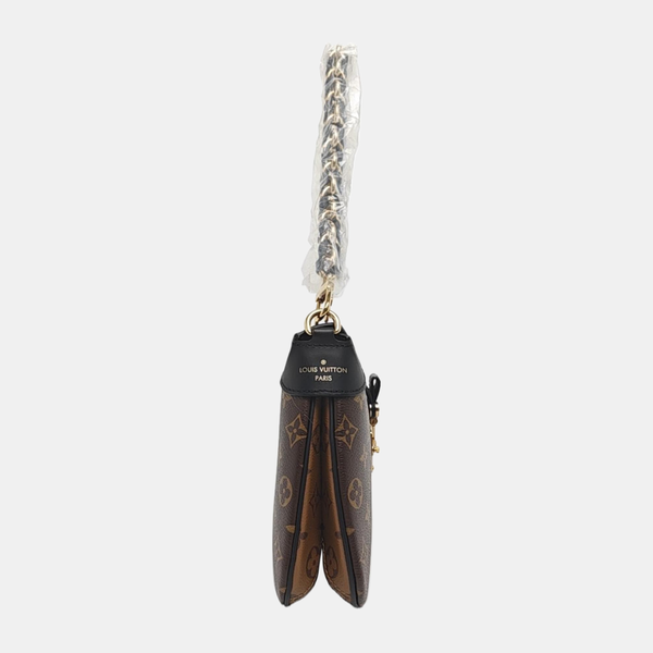 TWINNY Monogram Coated Canvas Brown