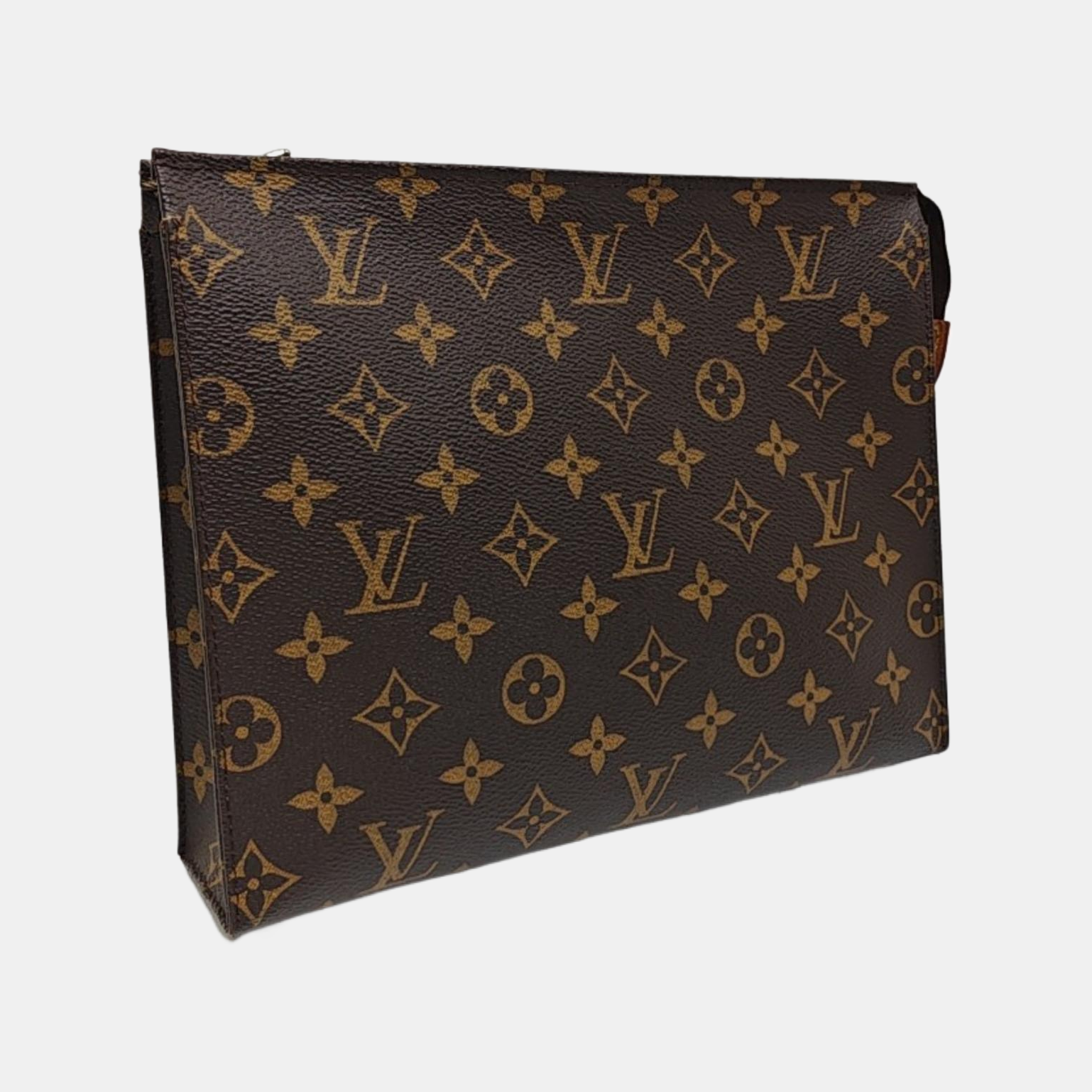 TOILET POCKET 26 Monogram Coated Canvas Brown