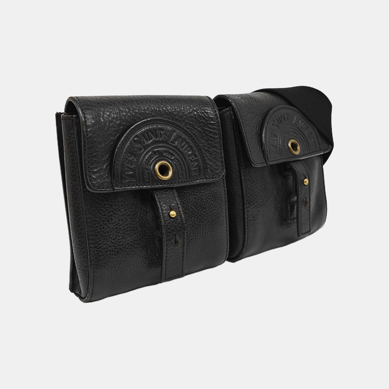 Calfskin Shoulder Bag Black
