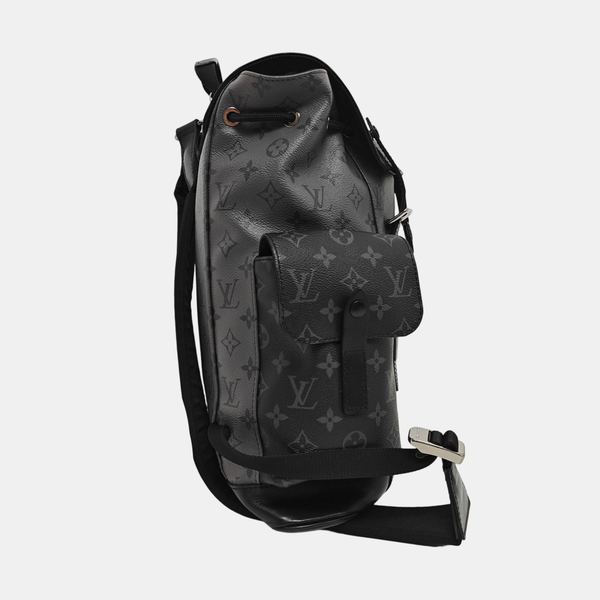CHRISTOPHER PM Monogram Coated Canvas Gray