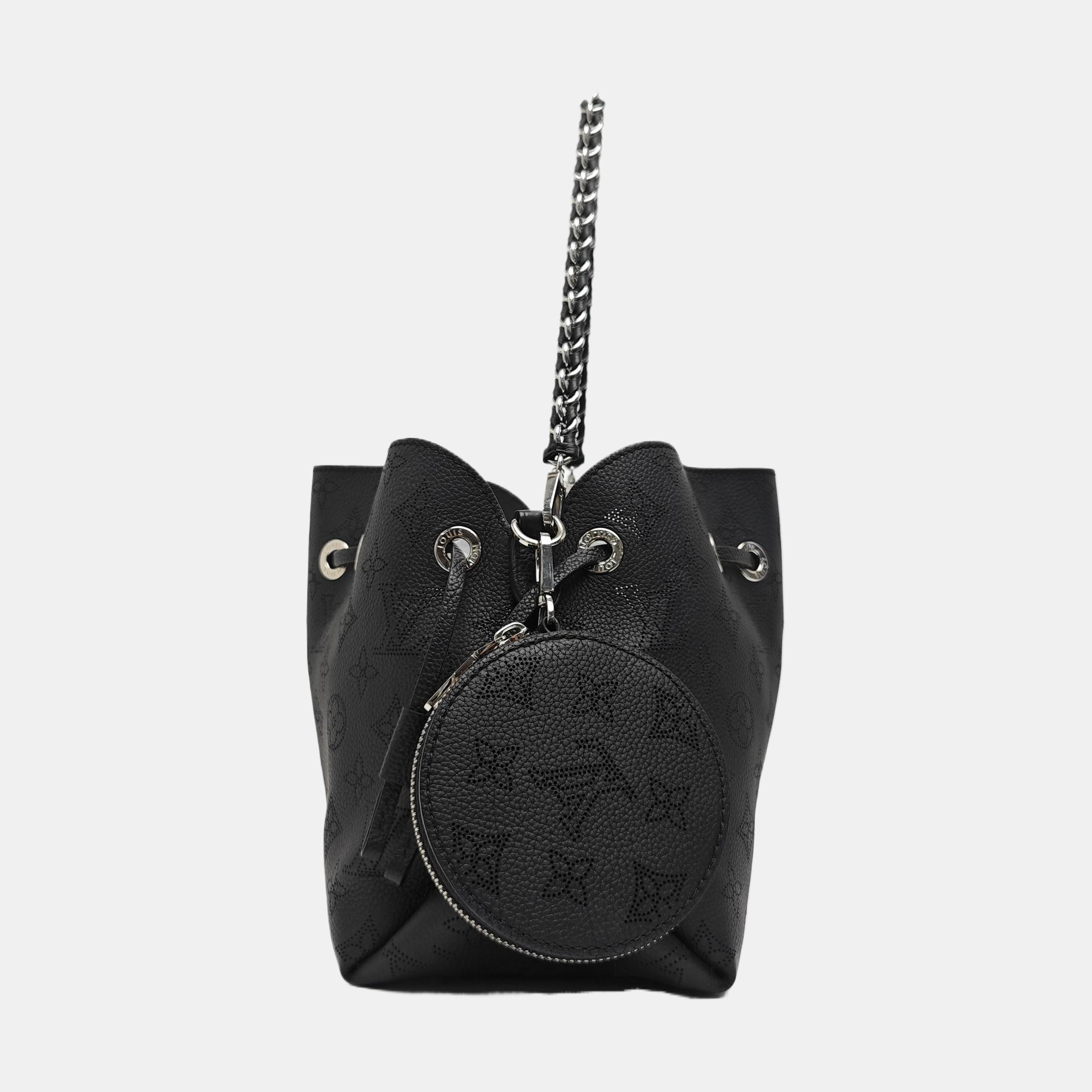 BELLA Monogram Calfskin Black