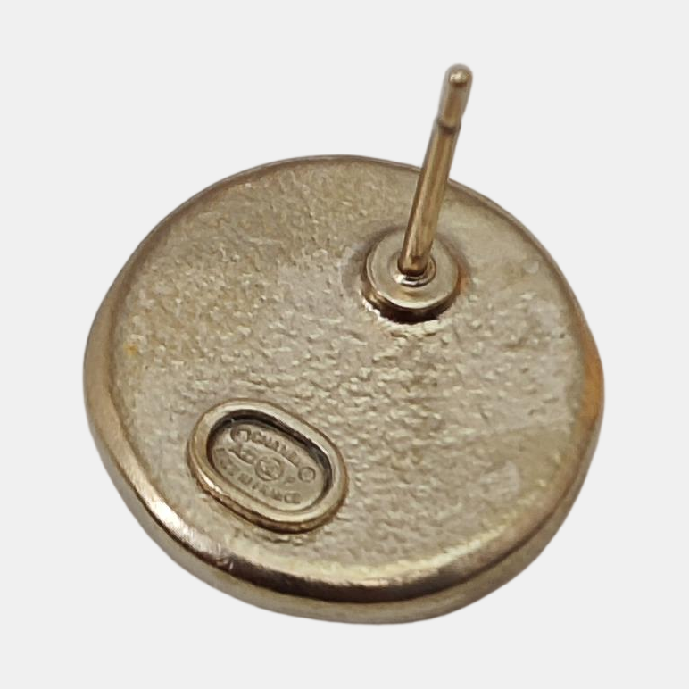 Metal Gold Stud Earrings