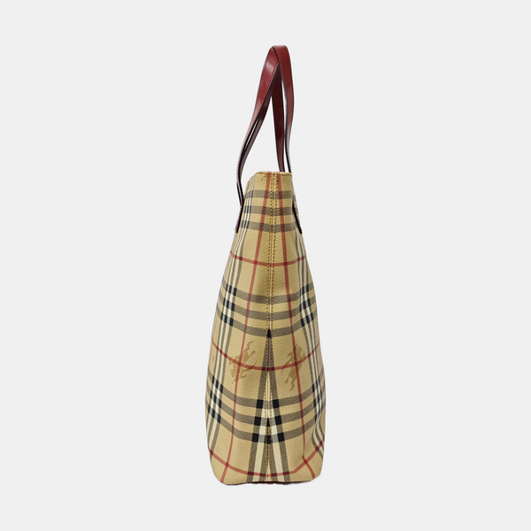 Coated Canvas Top Handle Bag Multicolor