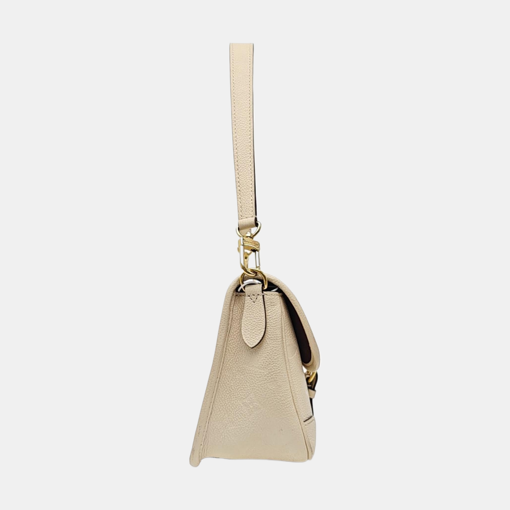 DIANE Monogram Calfskin Beige