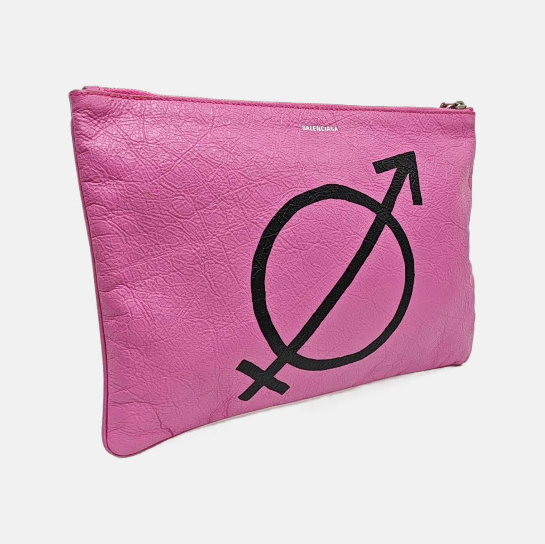 Calfskin Clutch Pink