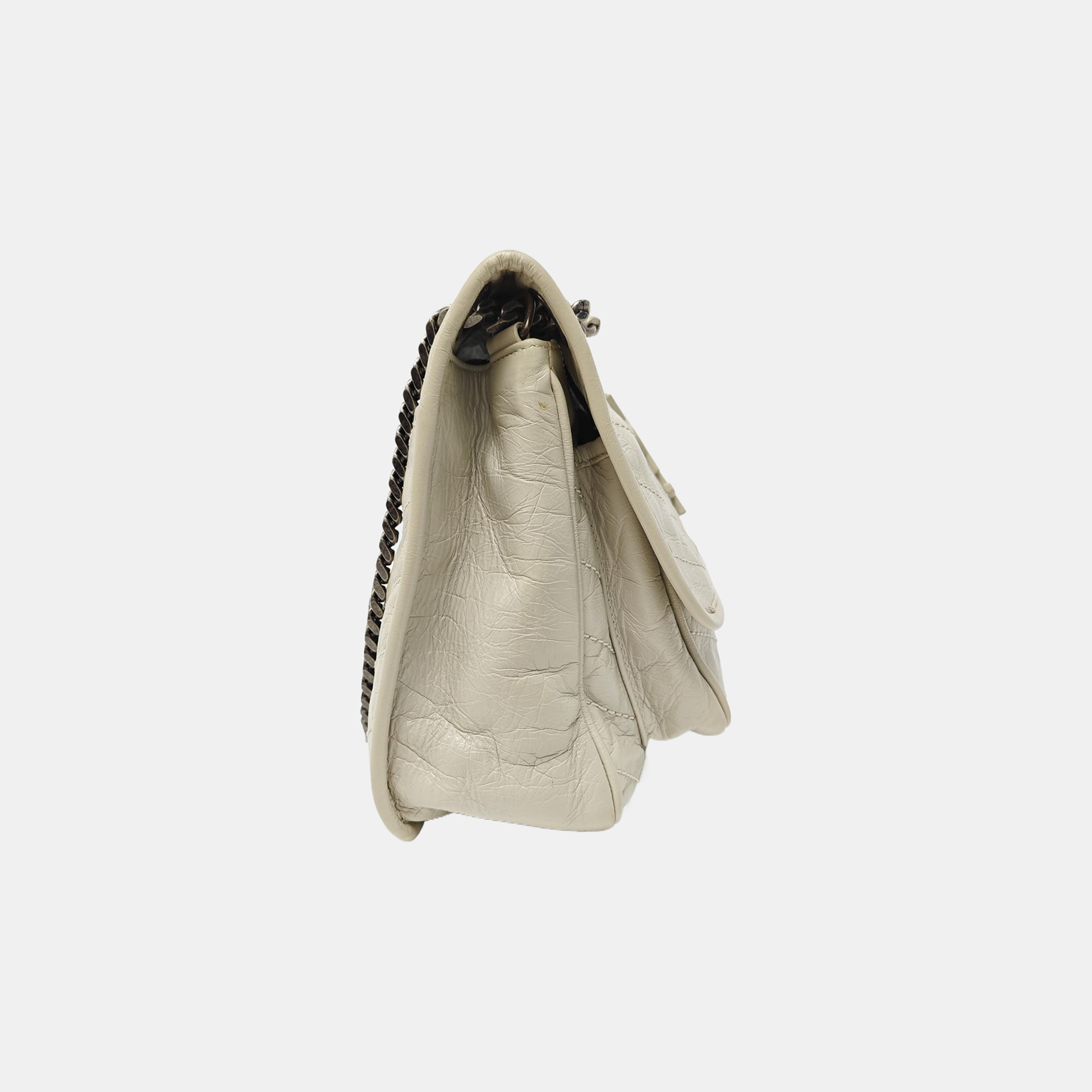 NIKI Medium Quilted Calfskin Beige