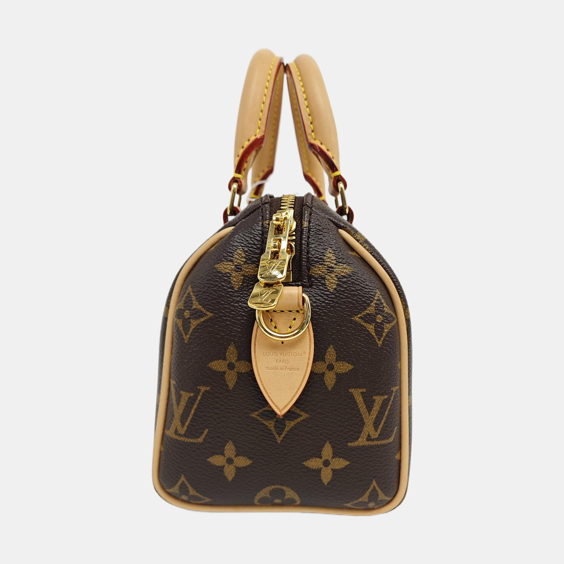 SPEEDY 20 Monogram Coated Canvas Brown