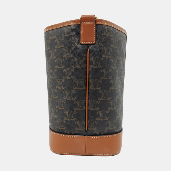 TRIOMPHE CANVAS Small Coated Canvas Brown