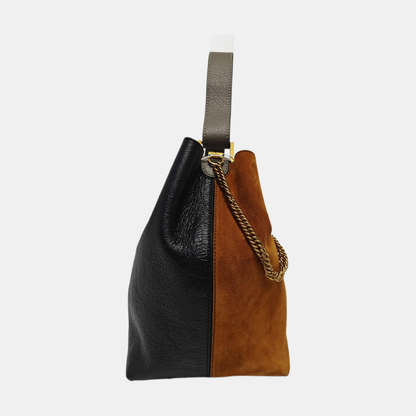 Calfskin Bucket Bag Multicolor