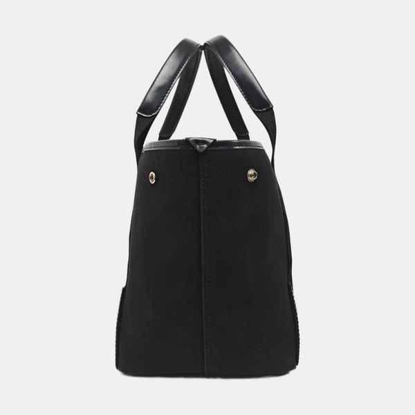 Navy Canvas Black