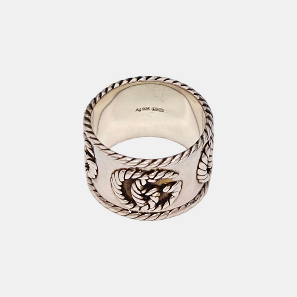 GG Running 925 Sterling Silver Ring HK 15